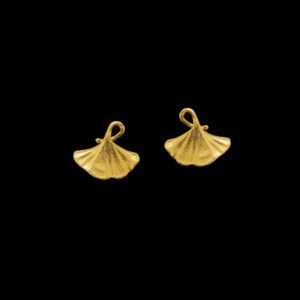 Ginkgo Post Earrings