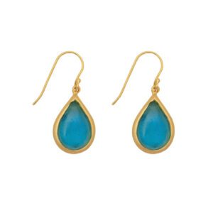 Tear Drop Bubbles Wire Earrings