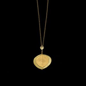 Round Leaf Pendant 18" ADJ