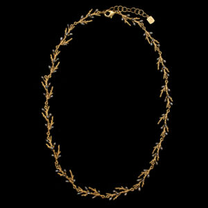 Juniper 16" Adj. Dainty Statement Necklace