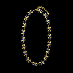 Petite Blueberry 16" Adj. All Around Necklace