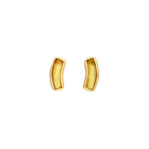 Arc Post Earrings - Butterscotch