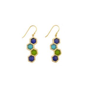 Honeycomb Wire Earrings