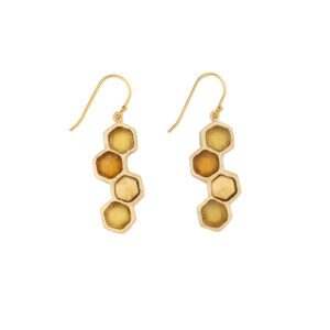 Honeycomb Wire Earrings