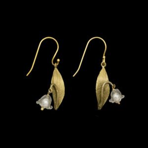 Lily of the Valley Single Flower Wire Earrings