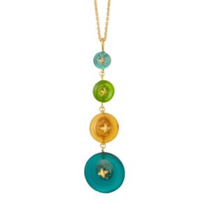 Button 16" Adj. Pendant - All Colors