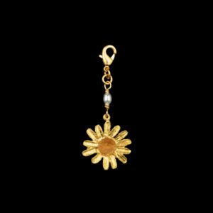 Golden Daisy Charm