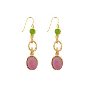 Neo-Baroque Long Wire Earrings