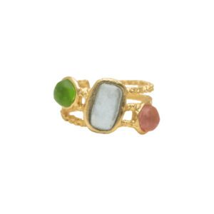 Neo-Baroque 3-Stone Adjustable Ring