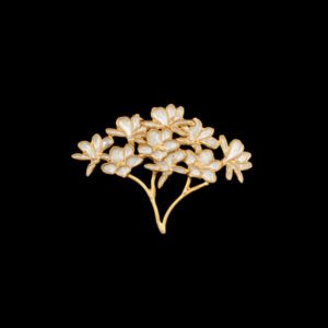 Plique-á-jour Blossom Brooch