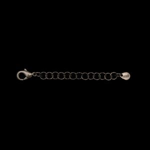 2" Extension with Lobster Claw - Gun Metal