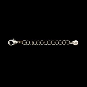 2" Extender with Lobster Claw - Silver Plate